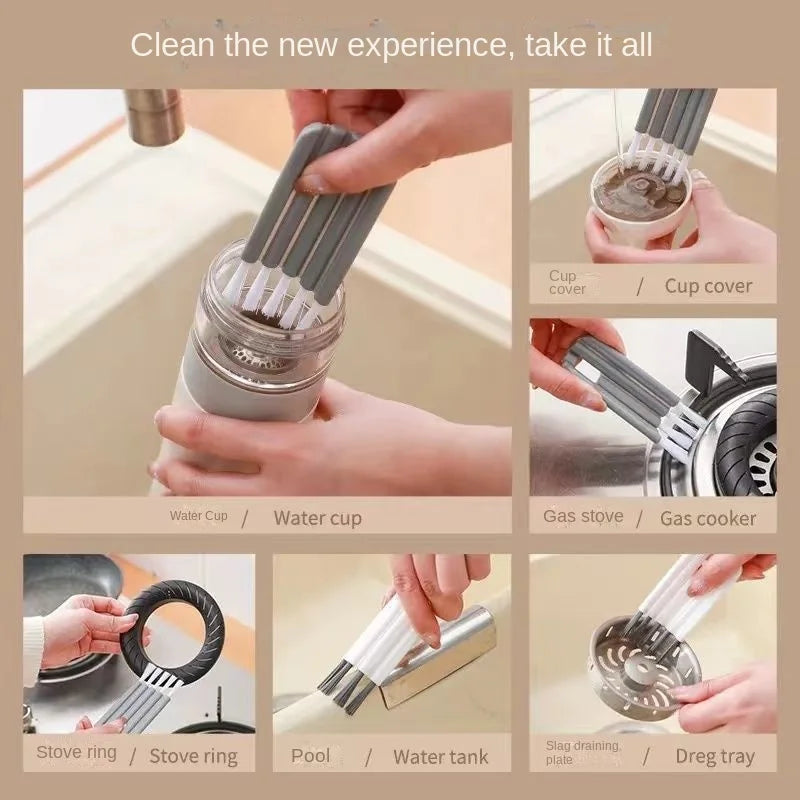 Flexible Gap Cleaning Brush for Cups, Bottles & Grooves Kitchen Cleaning Brush Oasis Select