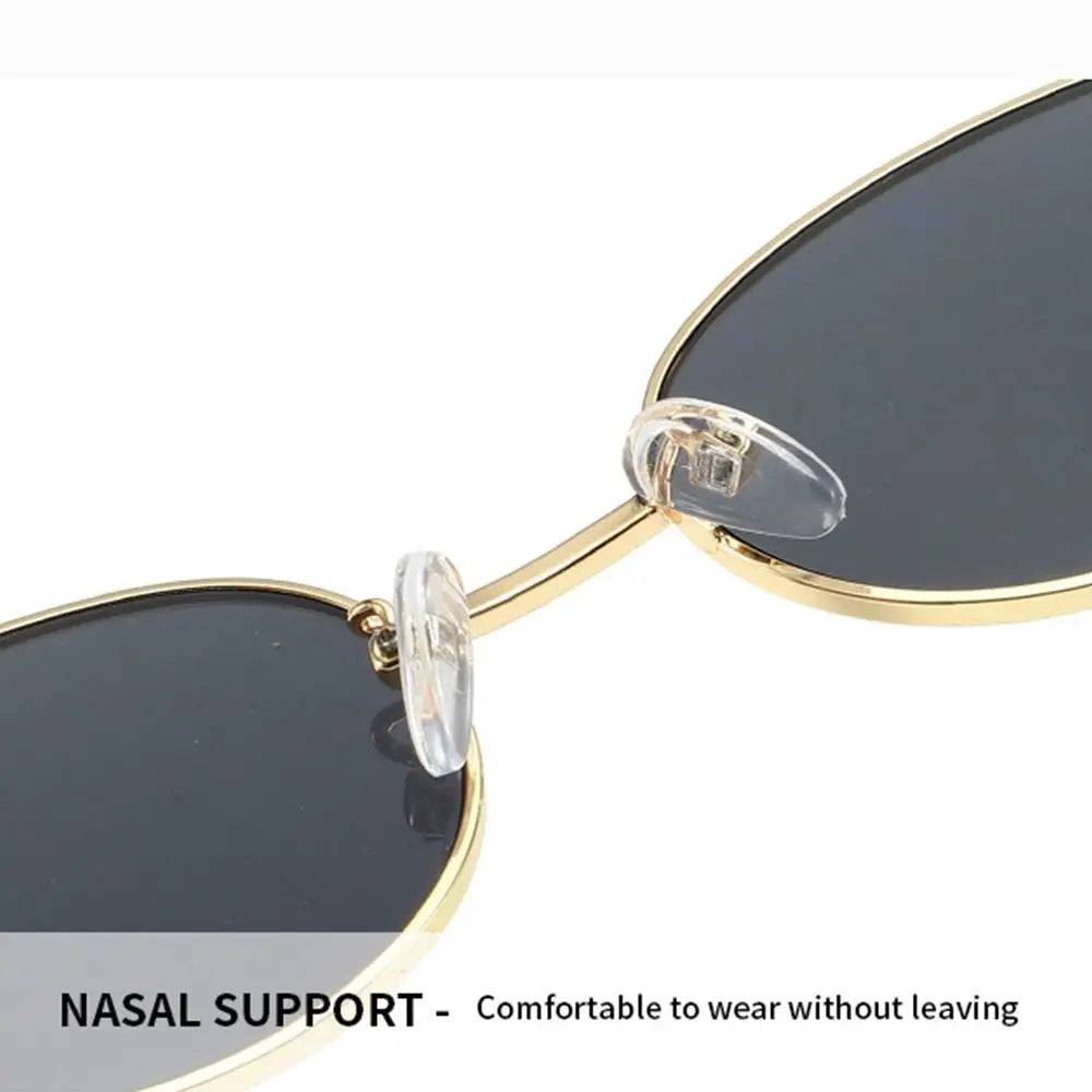 Fashion Outdoor Sports Oval Frame Sunglasses Vintage Unisex UV400 Sun Glasses Retro Trendy Punk Style Eyewear for Women & Men Oasis Select
