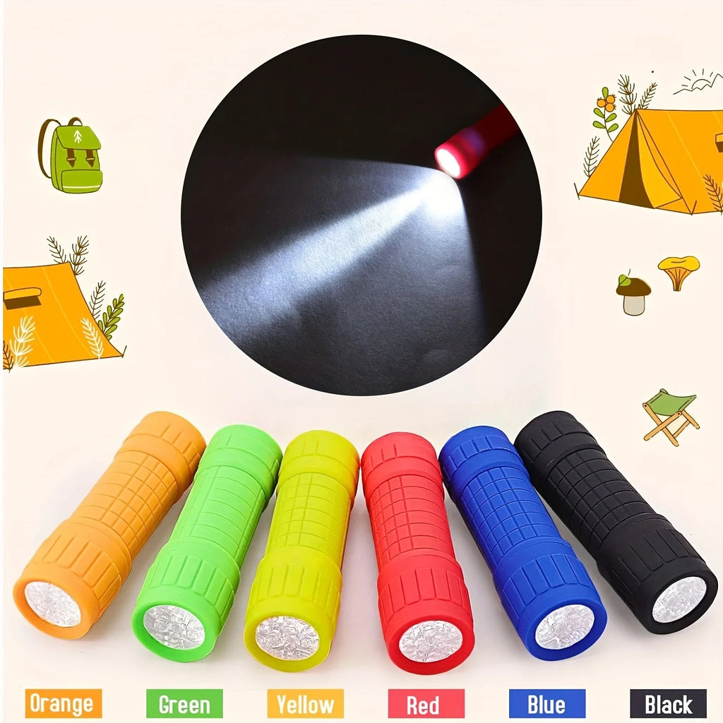 Mini 9-LED Pocket Flashlight | Waterproof Outdoor Torch & Gift