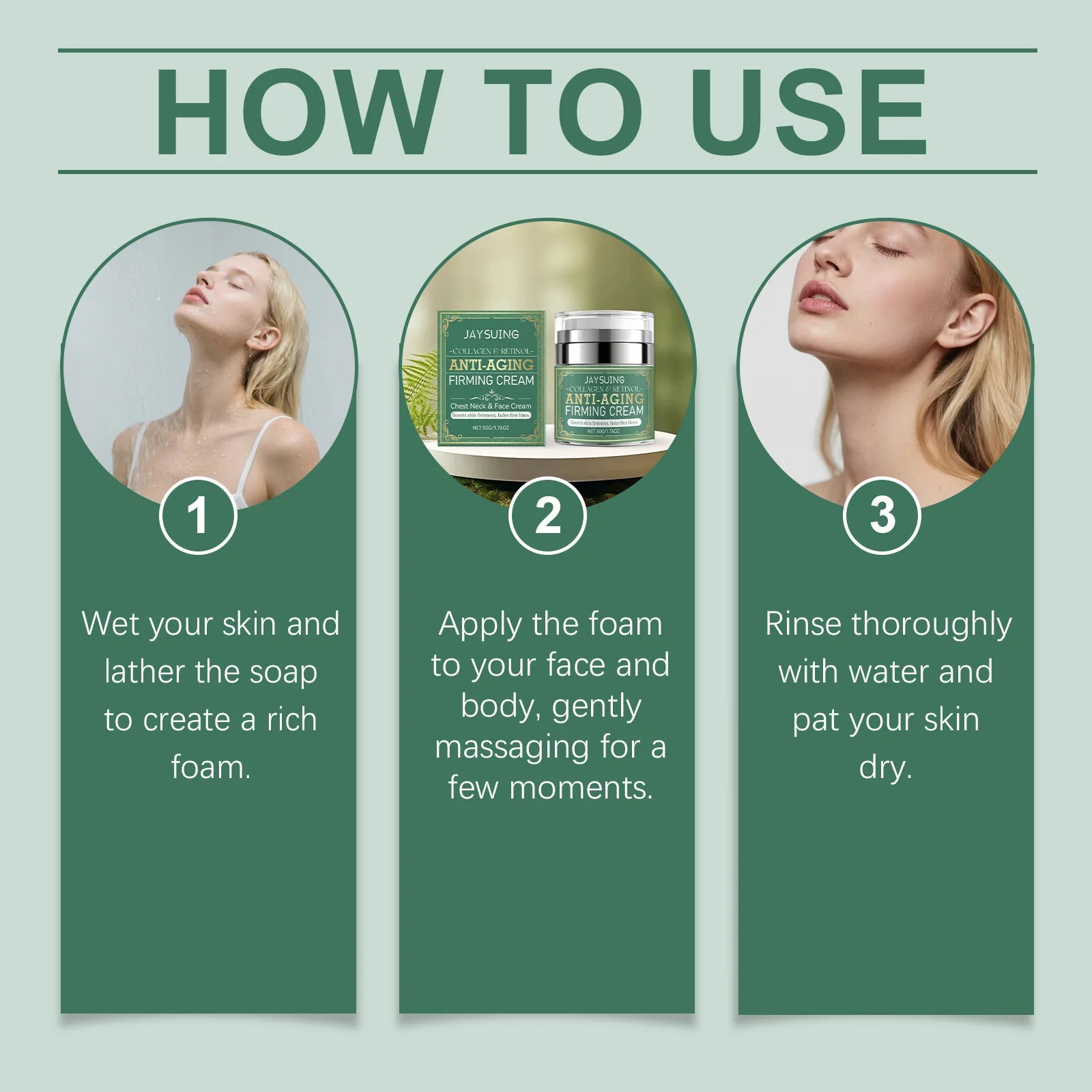 Retinol Centella Firming Cream Lift Facial Contour Tighten Neck Skin Fade Fine Lines Moisturize Lasting Brighten Face Neck Cream Oasis Select