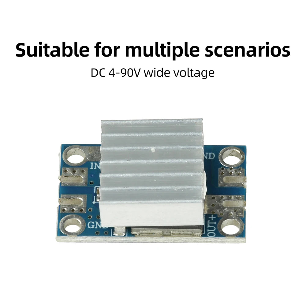 50A/70A High-Current Ideal Diode Module with Wide DC 4-90V Voltage Range and Solar Backfeed Protection for Solar Charging System Oasis Select