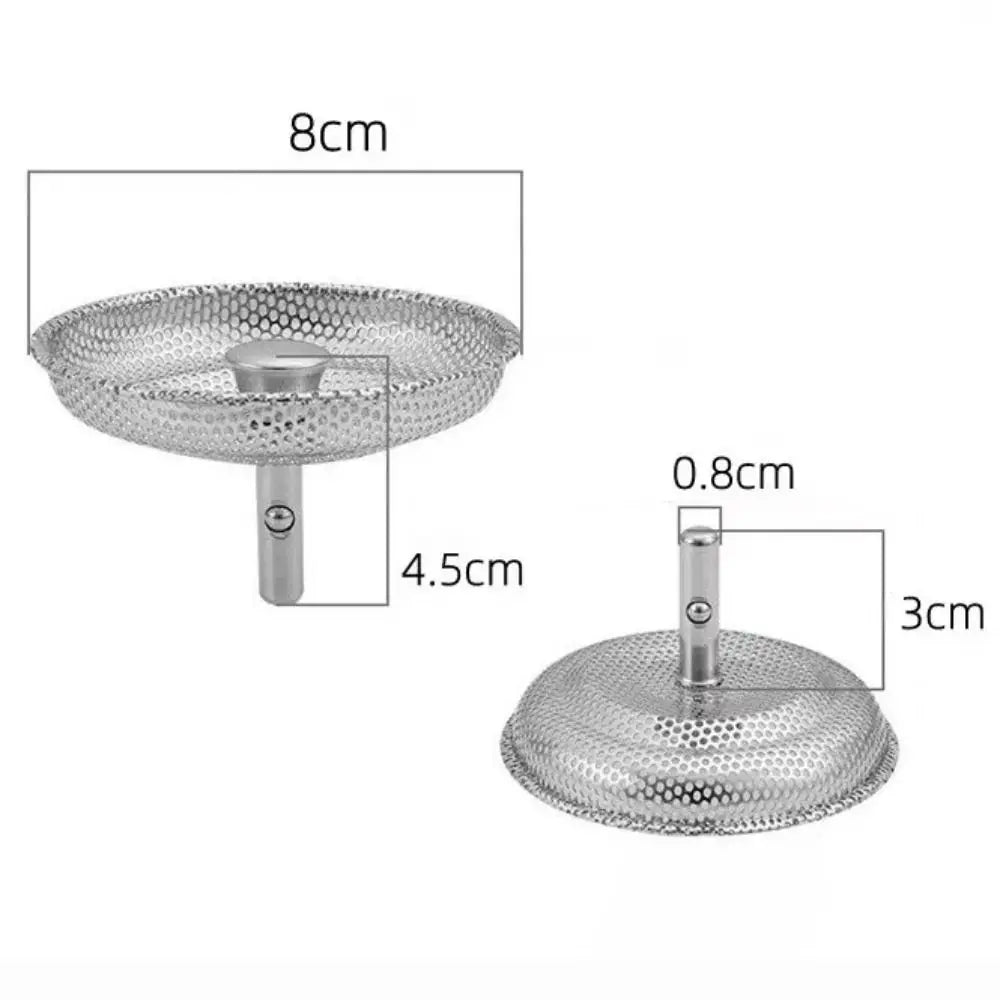 Stainless Steel Sink Drain Strainer & Hair Catcher Mesh Filter