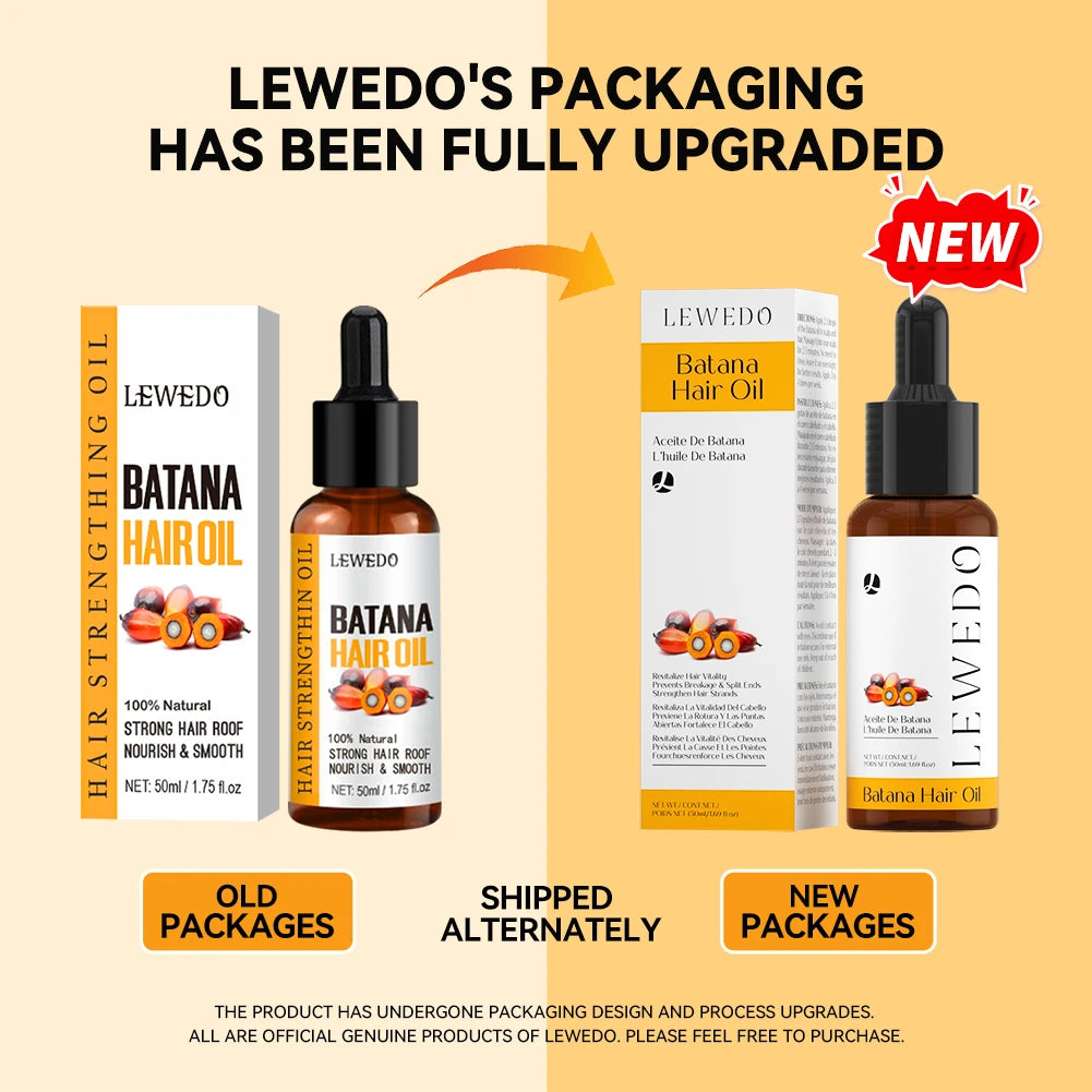 Lewedo Naturals Batana Oil Fast Hair Growth for Men Women Pure Batana Oil Nourish Shiny Hair Healthy Hair Care Anti Hair Loss Oasis Select