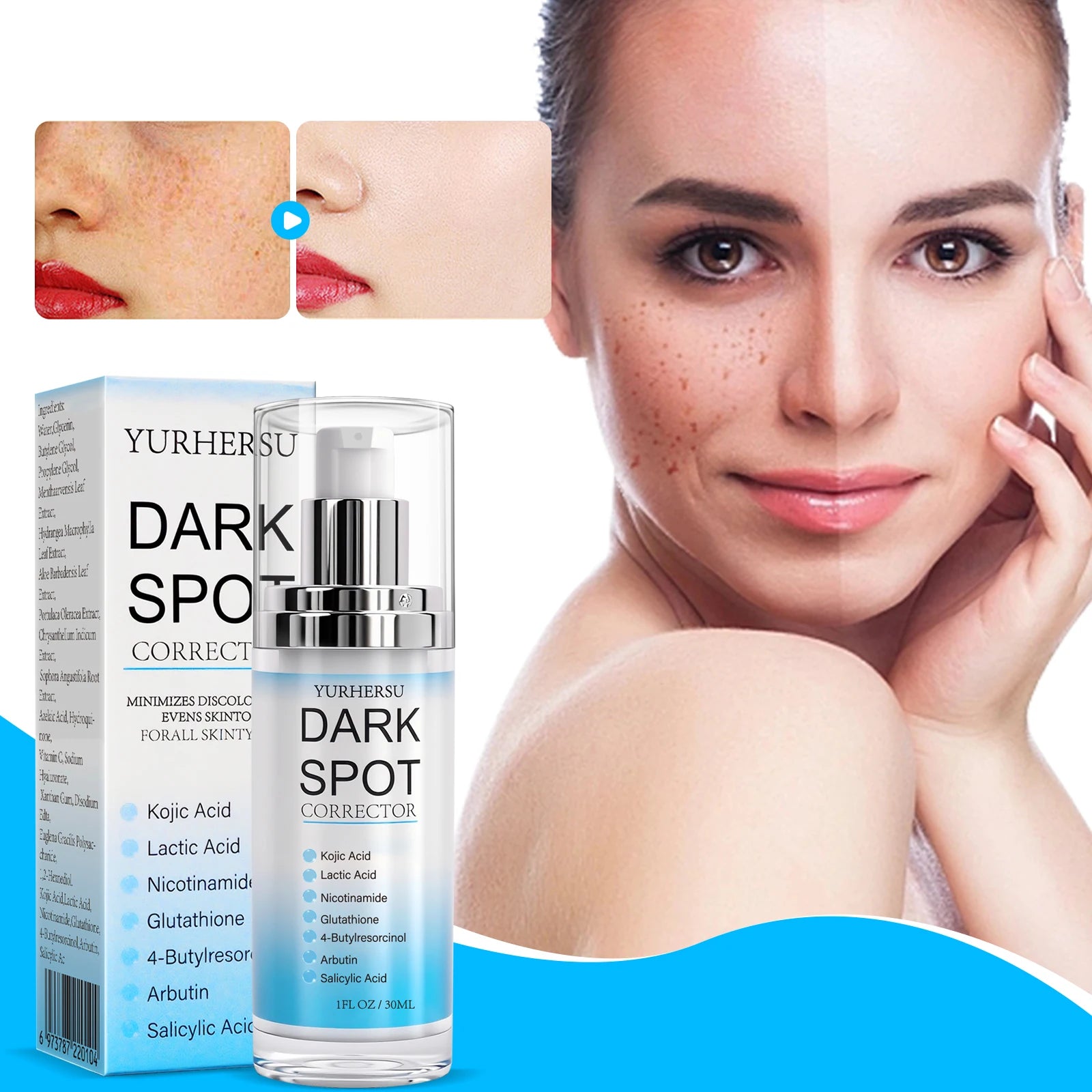 DB Spot Lightening Face Serum – Brighten & Moisturize Skin Face Brightening Serum Oasis Select 30ml