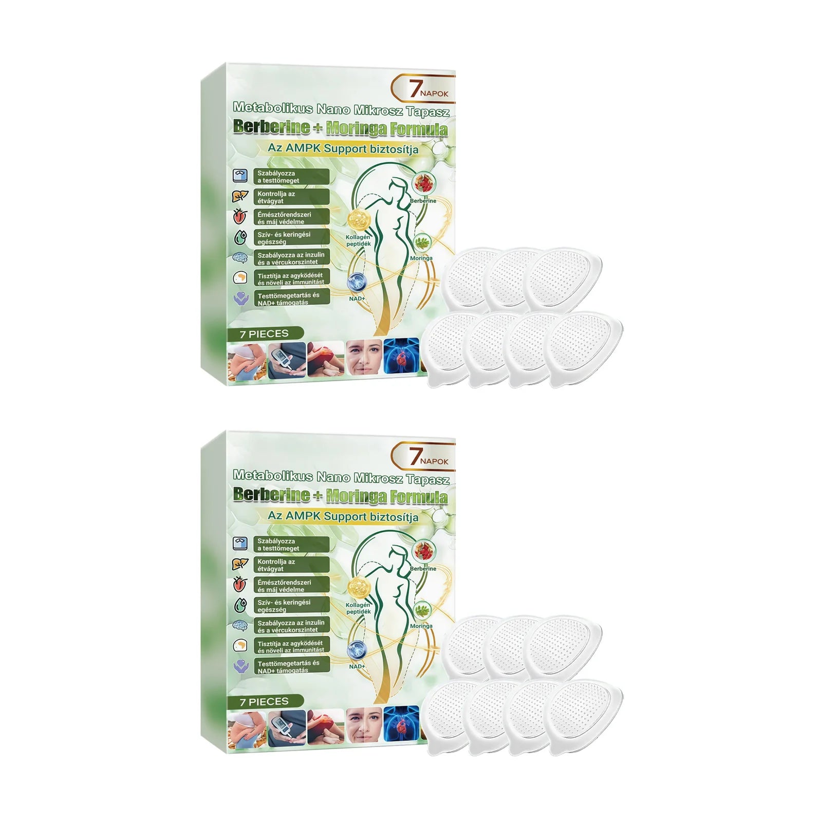 Advanced Nano Microneedle Patch For Body Skin External Application Care Sticker Breathable Daily Use Firming Skin Adhesion≤0.3mm Oasis Select 14pcs Boxed