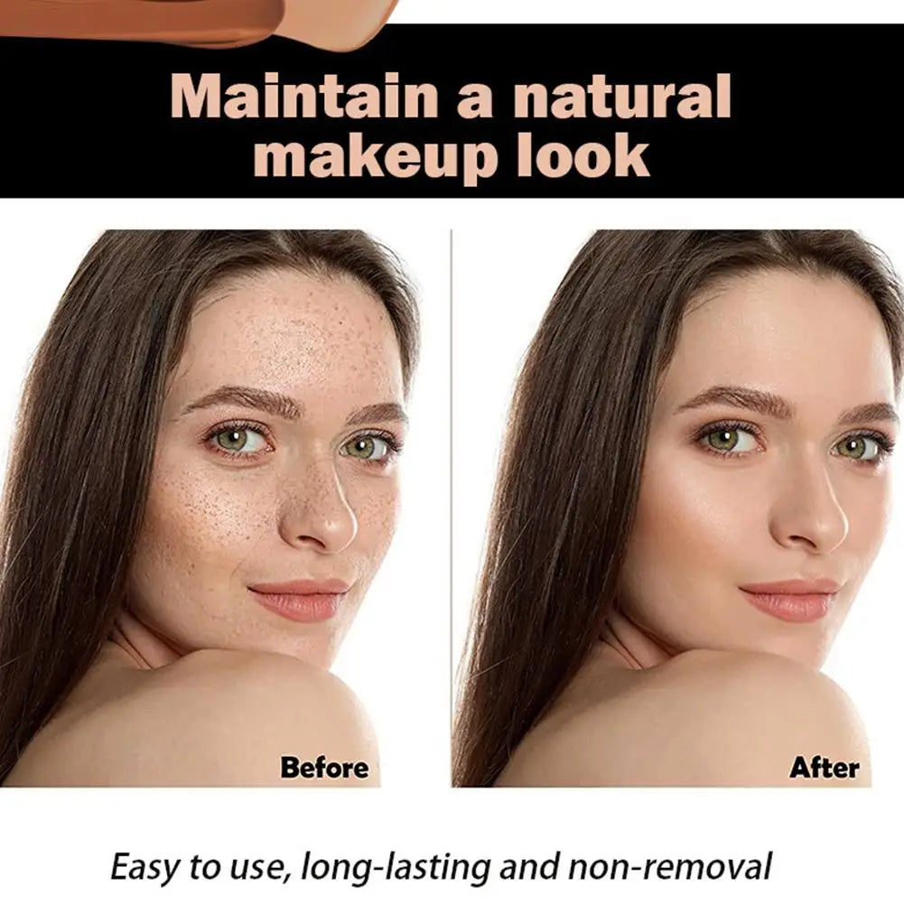 Hose Liquid Foundation Matte Nude Makeup Facial Foundation Highlight Concealer Oil Control Full Coverage Foundation for Brighten Oasis Select
