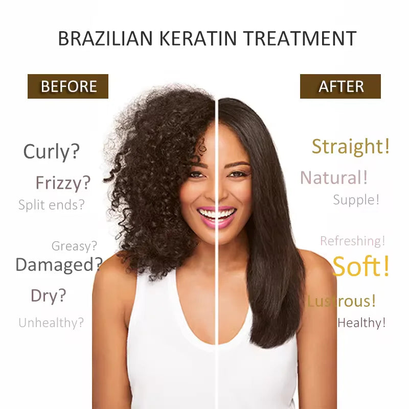 PURC Smoothing Shampoo Conditioner Professional Keratin Hair Treatment Nourishes Dry Repair Damaged Moisturizing Hair Care Oasis Select