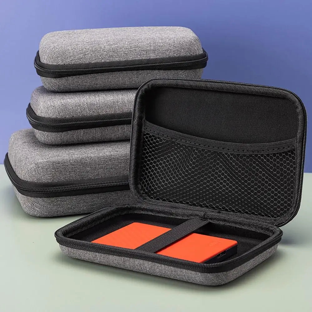1Pc EVA Storage Bag Earphone/Phone/Charging Cable Pouch Carrying Bag Mini Zipper Earphone Case Portable Digital Accessories Oasis Select