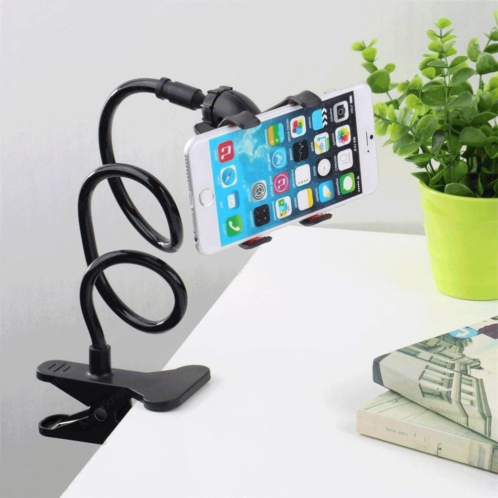 Universal Mobile Phone Bracket Clamp Bedside Desktop Long Arm Lazy Person Phone Stands Support For iPhone Xiaomi Huawei Samsung Oasis Select