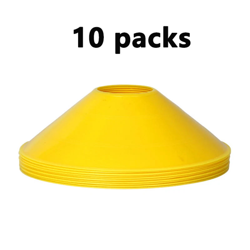 10-Pack Mini Soccer Agility Marker Discs | Training Cones