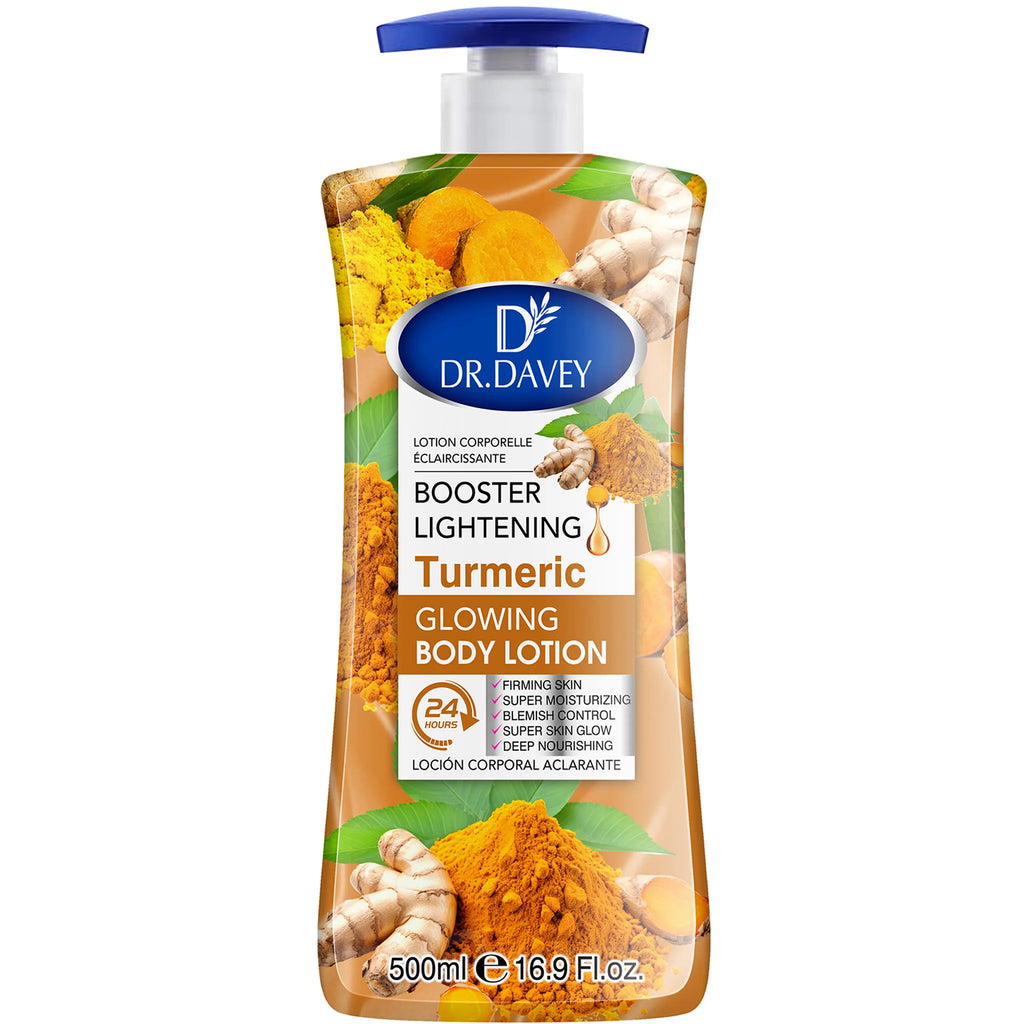 DR.DAVEY Turmeric Glowing Body Lotion 500ml | Moisturizing