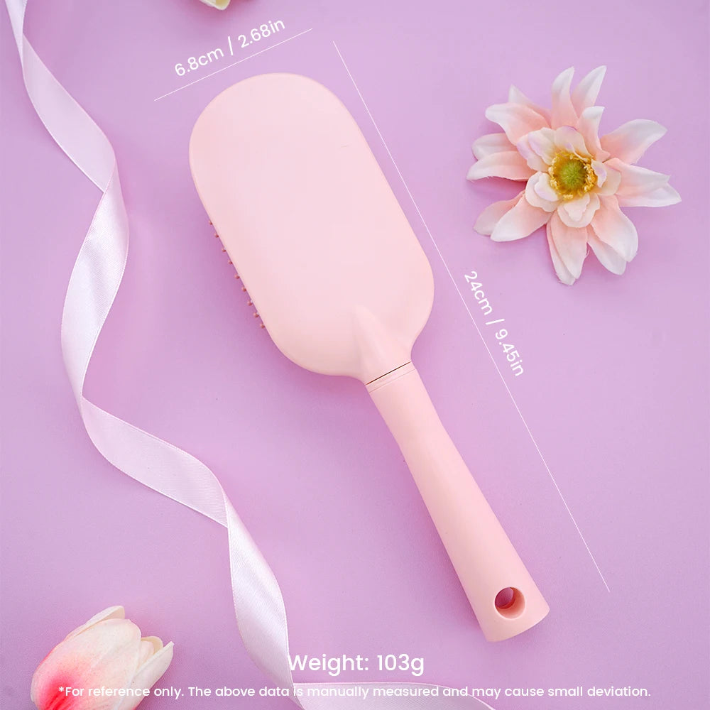 Mini Air Cushion Detangling Hairbrush – Anti-Static Massage Comb Hair Detangling Brush Oasis Select