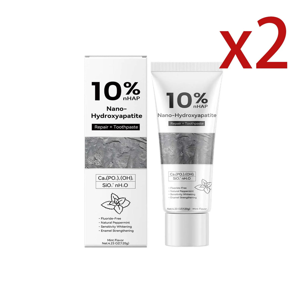 Teeth Brighten Repairing Toothpaste Enhance Tooth Enamel Relieve Gum Discomfort Removing Dental Plaque Fresh Breath Toothpaste Oasis Select 2x120g