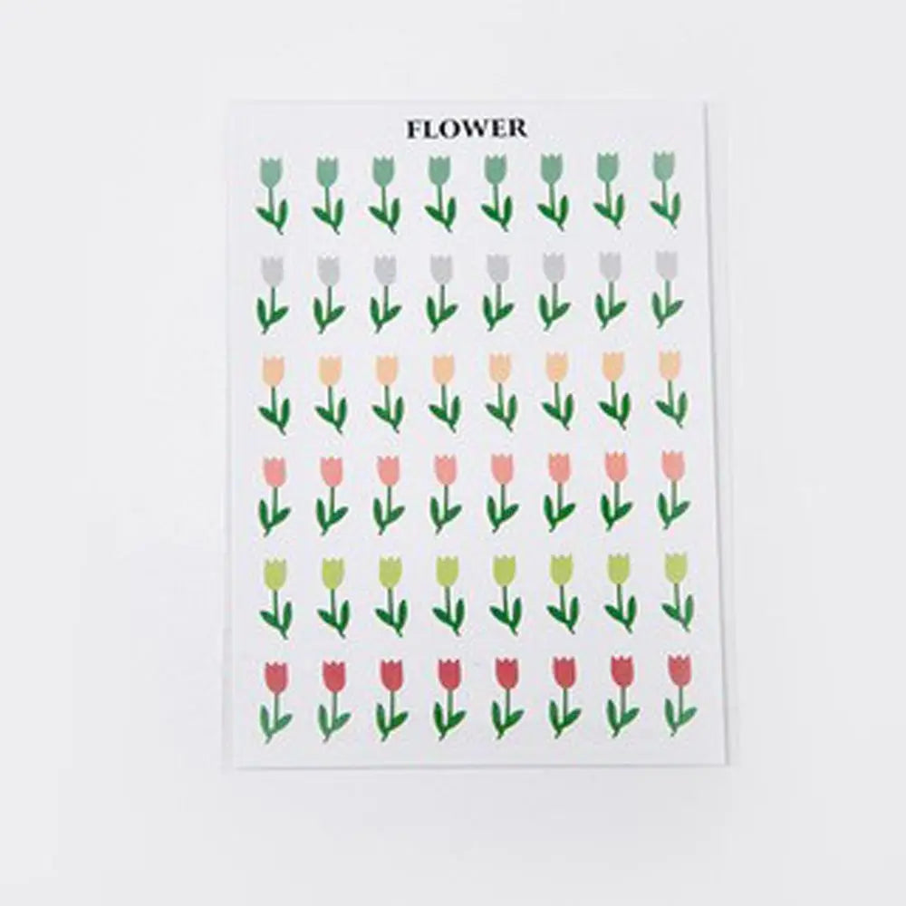Gift Self-adhesive DIY Diary School Supplies Decorative Decals Label Stickers Diary Scrapbooking Stickers Stationery Stickers Oasis Select -6
