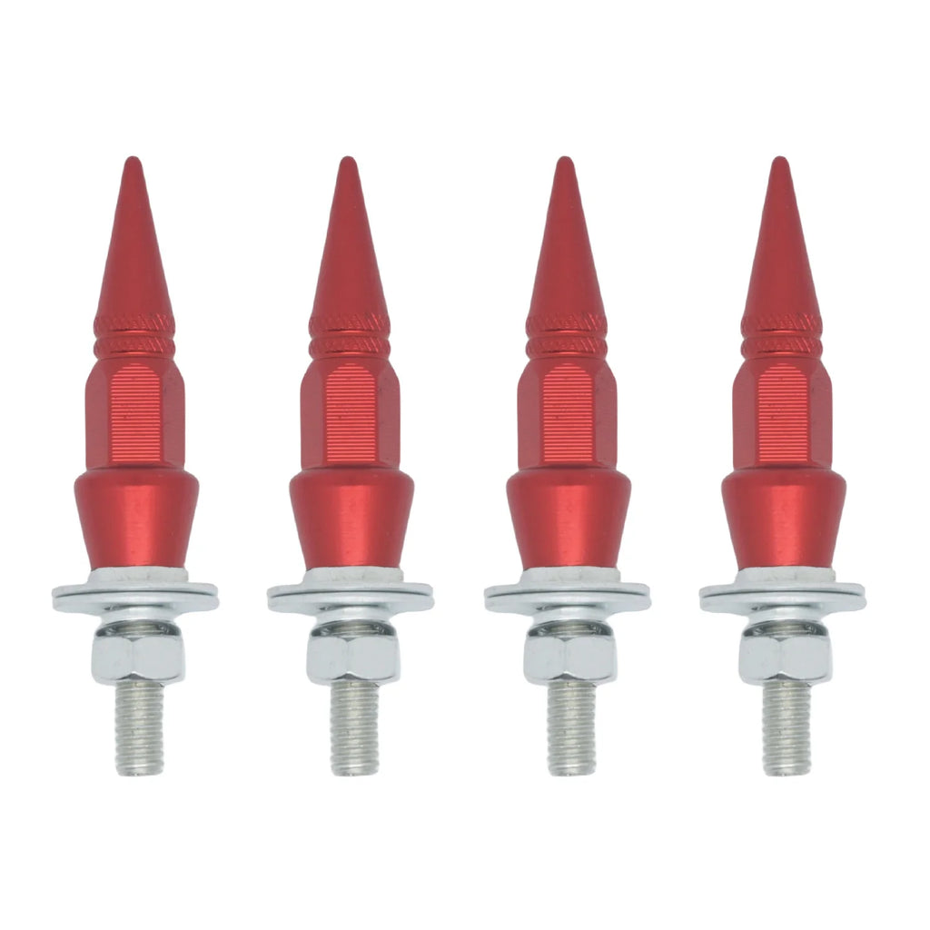Car license plate universal, motorcycle universal, frame screw modified M6 for license plate holder screw aperture pointed hat Oasis Select 4pcs 10