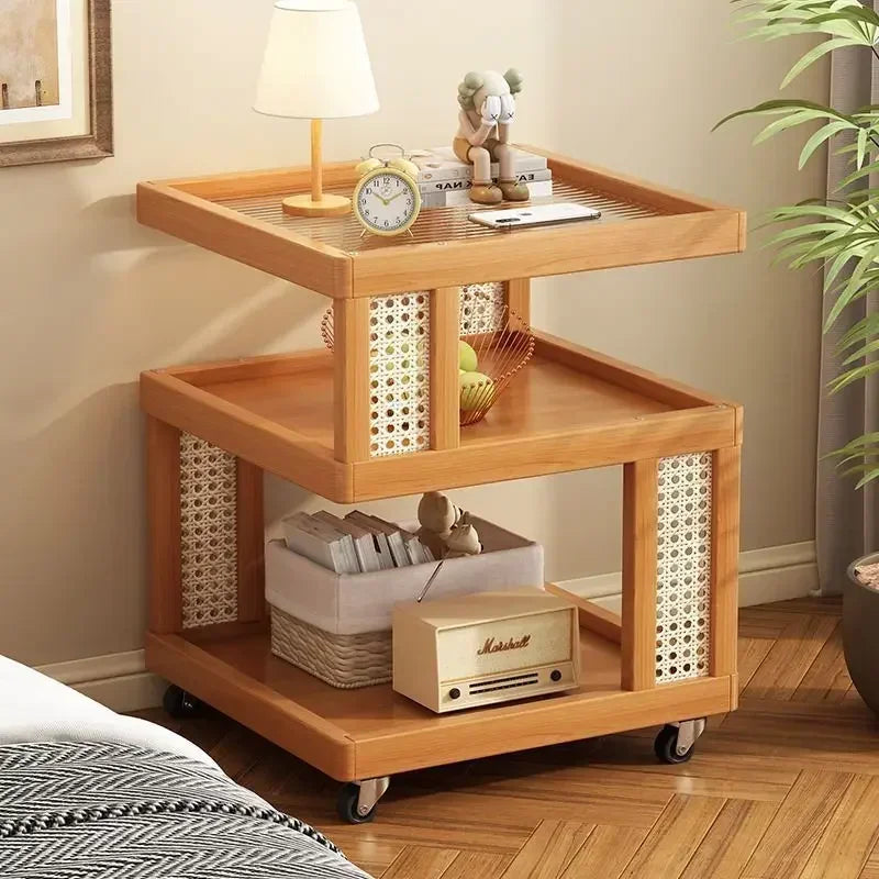 Multi-functional Household removable sofa side coffee table cabinet bedroom small side storage cabinet Oasis Select