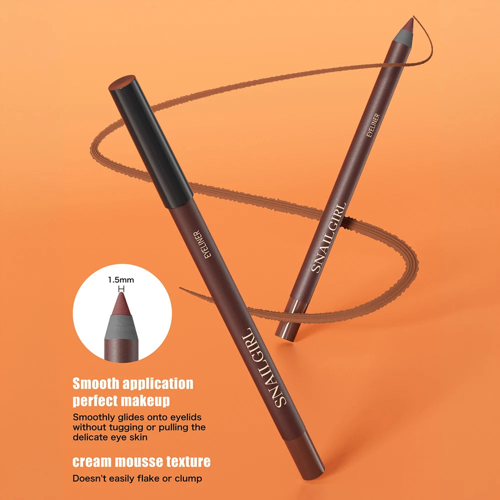 Waterproof Black Brown Eyeliner Gel Pencil Ultra-fine Matte Smooth Oasis Select
