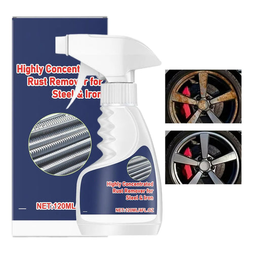 120ml Metal Rust Remover Multi-purpose Rust Remover Rust Inhibitor Derusting Spray Powerful Metal Rust Remover Car Maintenance Oasis Select