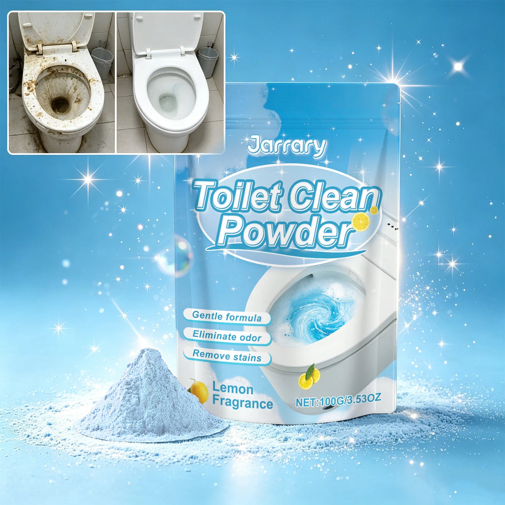 Toilet Clean Powder 100g Lemon Fragrance Stain Removal Odor Eliminator Deep Cleaning Yellowed Toilets Bad Odors Toilet Cleaner Oasis Select