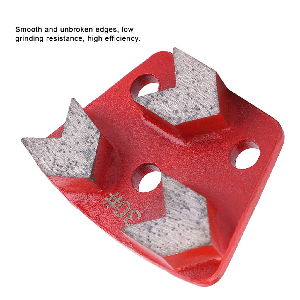 Trapezoid Grinding Disc Trapezoid Floor Grinding Pad Disc #30 Grit Metal Scraper Oasis Select