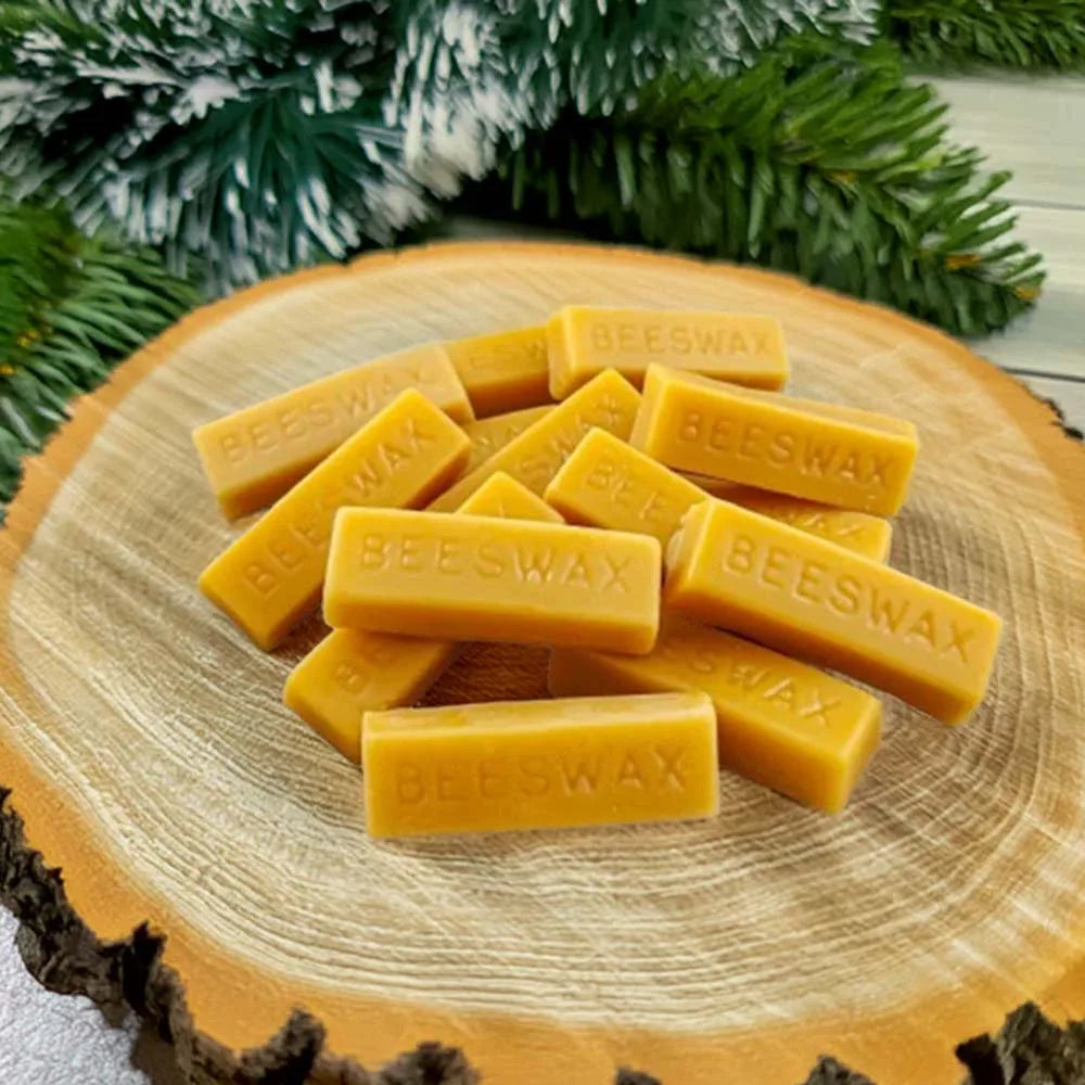 Yellow Beeswax Bars, Natural Beeswax Block Bees Wax Pure Bar Wax for Candle Making Furniture Polish DIY Crafts Oasis Select