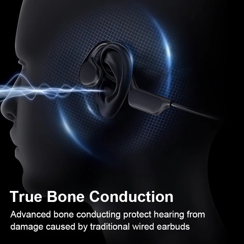 IPX8 Waterproof Bone Conduction Headphones Open Ear Sports Swimming Headset 32GB Memory Bluetooth MP3 Dual Mode HiFi Stereo Oasis Select