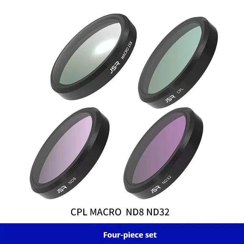 JSR DJI Osmo Action 6 UV CPL ND Lens Filter Set | HD Glass
