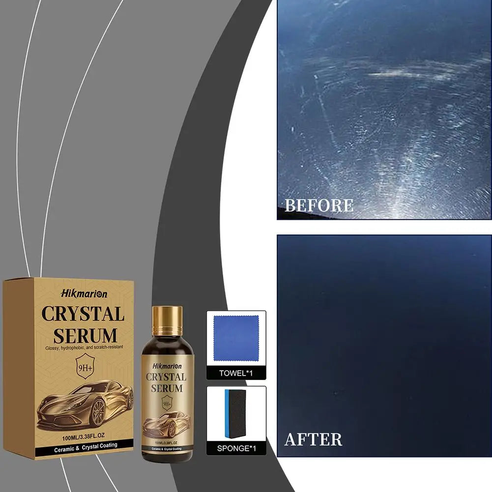 9H+ Ceramic Coating Car Paint Sealant – Hydrophobic Nano Wax