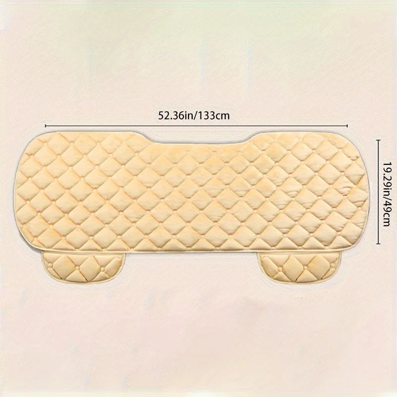 Car Seat Cover Winter Warm Seat Cushion Anti Slip Universal Front Chair Seat Breathable Pad for Vehicle Auto Car Seat Protector Oasis Select
