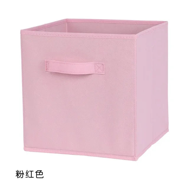 Non Woven Fabric Storage Box Home Supplies Clothing Underwear Storage Box,Kid Toy Storage Organizer Cabinet Drawer Organization Oasis Select Pink