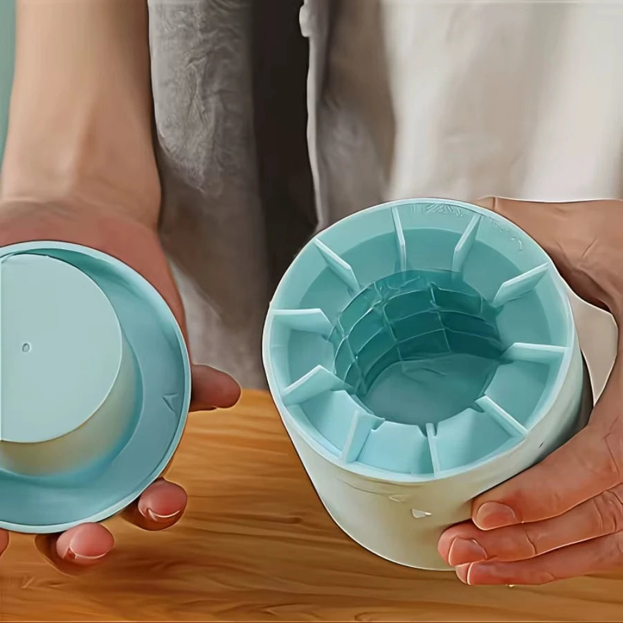 Silicone Ice Cup Mold, Cylinder Ice Cube Maker, Easy Release Freezer Ice Mold for Cocktails & Iced Drinks Oasis Select