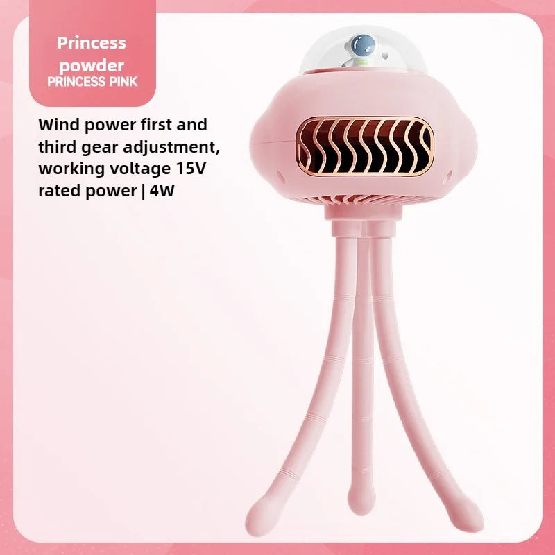URGGU Bladeless Baby Stroller Fan | Portable Clip-On Fan