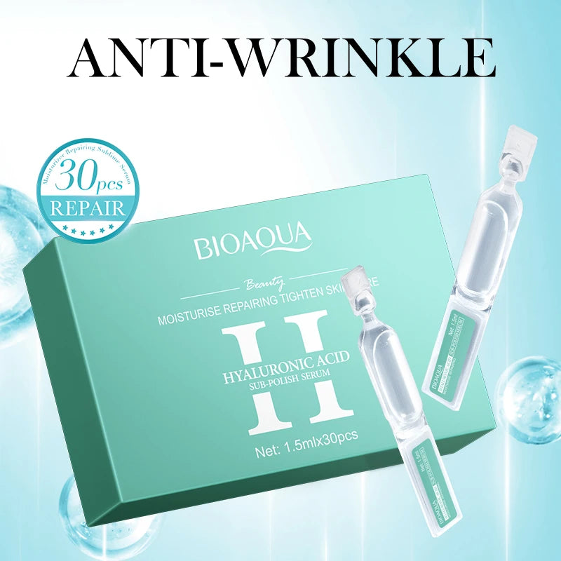 BIOAQUA Vitamin C & Hyaluronic Acid Face Serum – 30 Ampoules