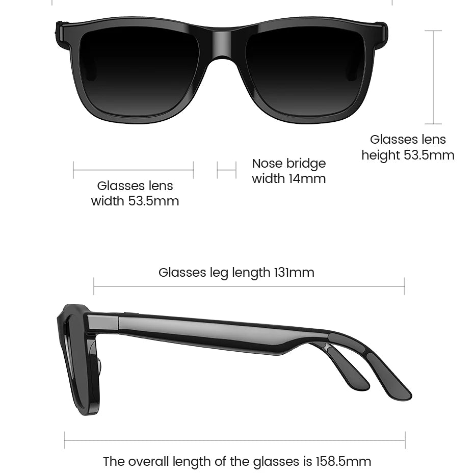 Smart Audio Glasses Touch To Color Changing IP65 AI Translation Sunglasses Noise-reducing HD Call Music Play Eyewear Men Women Oasis Select