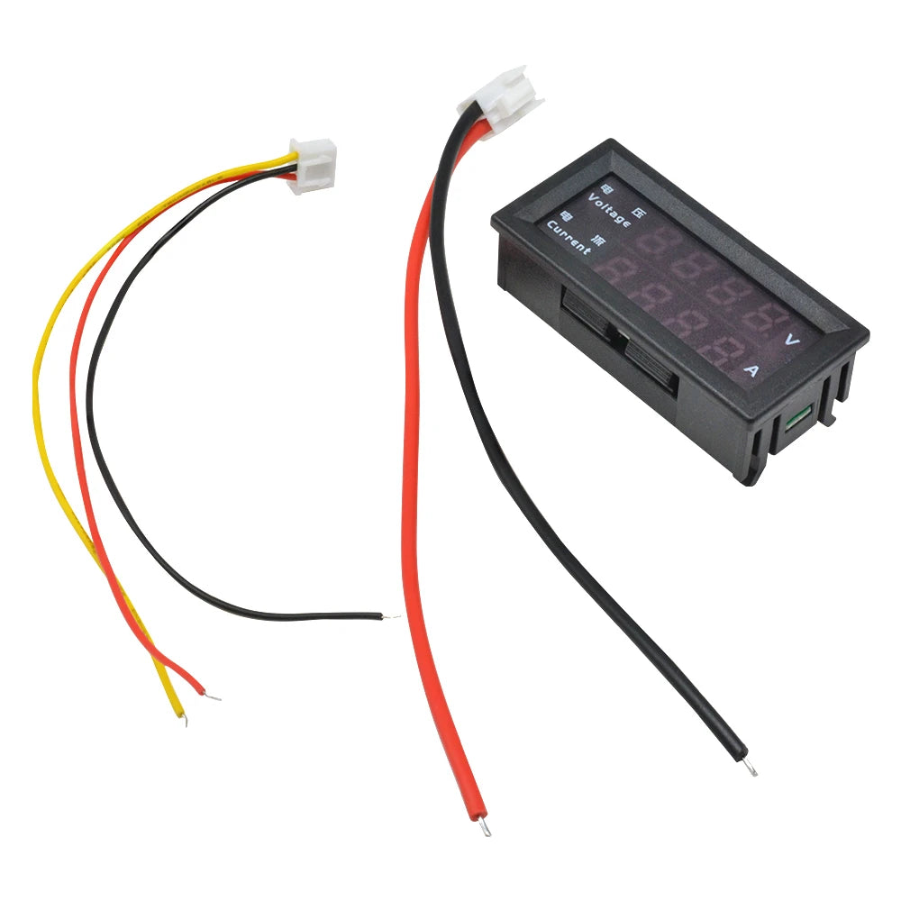 M4430 DC 100V 10A Electronic Digital Voltmeter Ammeter 0.28'' LED Display Voltage Regulator Volt AMP Meter Tester Oasis Select