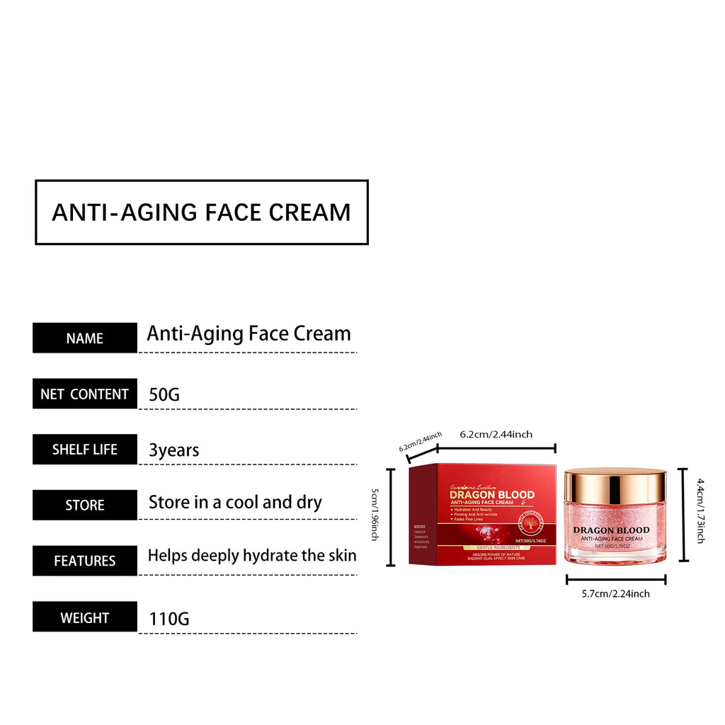 Dragon Blood Anti-Aging Cream & Serum Set | Retinol Firming Anti-Aging Skincare Set Oasis Select Face Cream