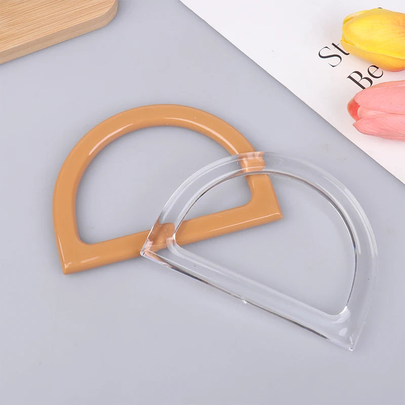 2Pcs D-Shape Bag Handles – DIY Purse & Crochet Bag Handles DIY Bag Handles Oasis Select