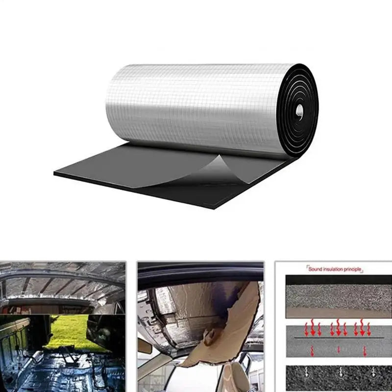 Car Sound Insulation Pad Self-Adhesive Noise Insulation Deadener for Automotive Adhesive Design Vehicle Dampening Tool for Hood Oasis Select
