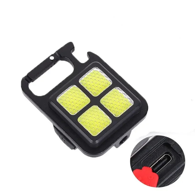 High Bright COB LED Flashlight Multifunctional Camping Lamp Work Light Outdoor Portable 500mAh USB Charging Waterproof Oasis Select tianziCOB Flashlight