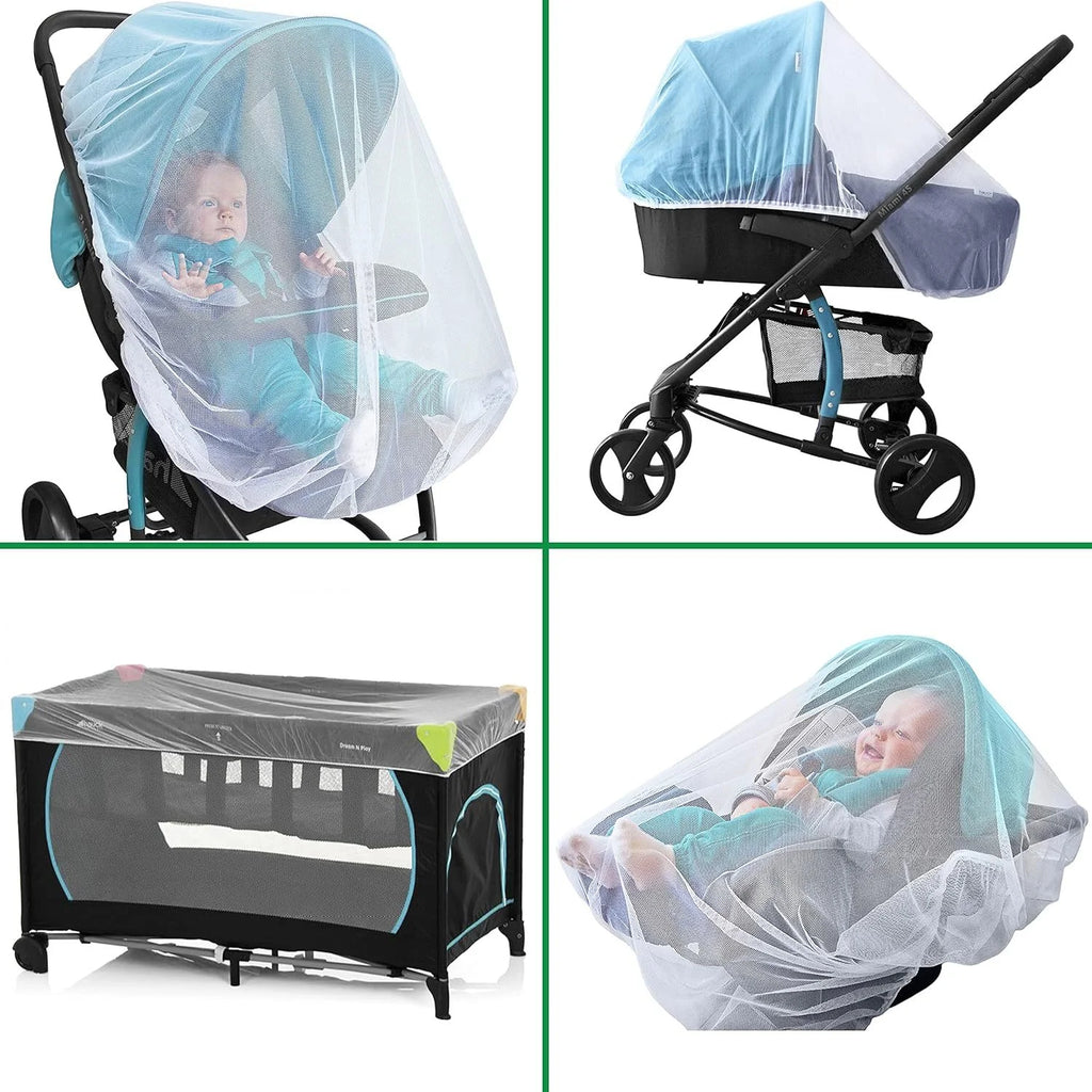 Elastic Band Baby Crib Mosquito Net Stroller Mesh Cover Insect Proof Baby Protection Net Breathable Cloth for Crib And Stroller Oasis Select