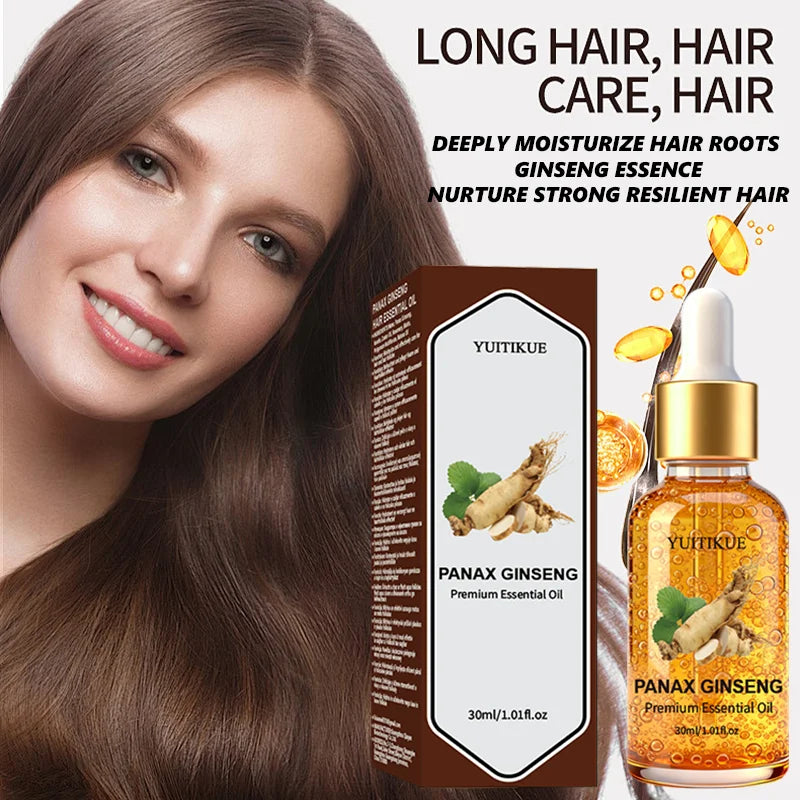 YUITIKUE Ginseng Hair Oil – Biotin, Rosemary & Batana Oil 30ml