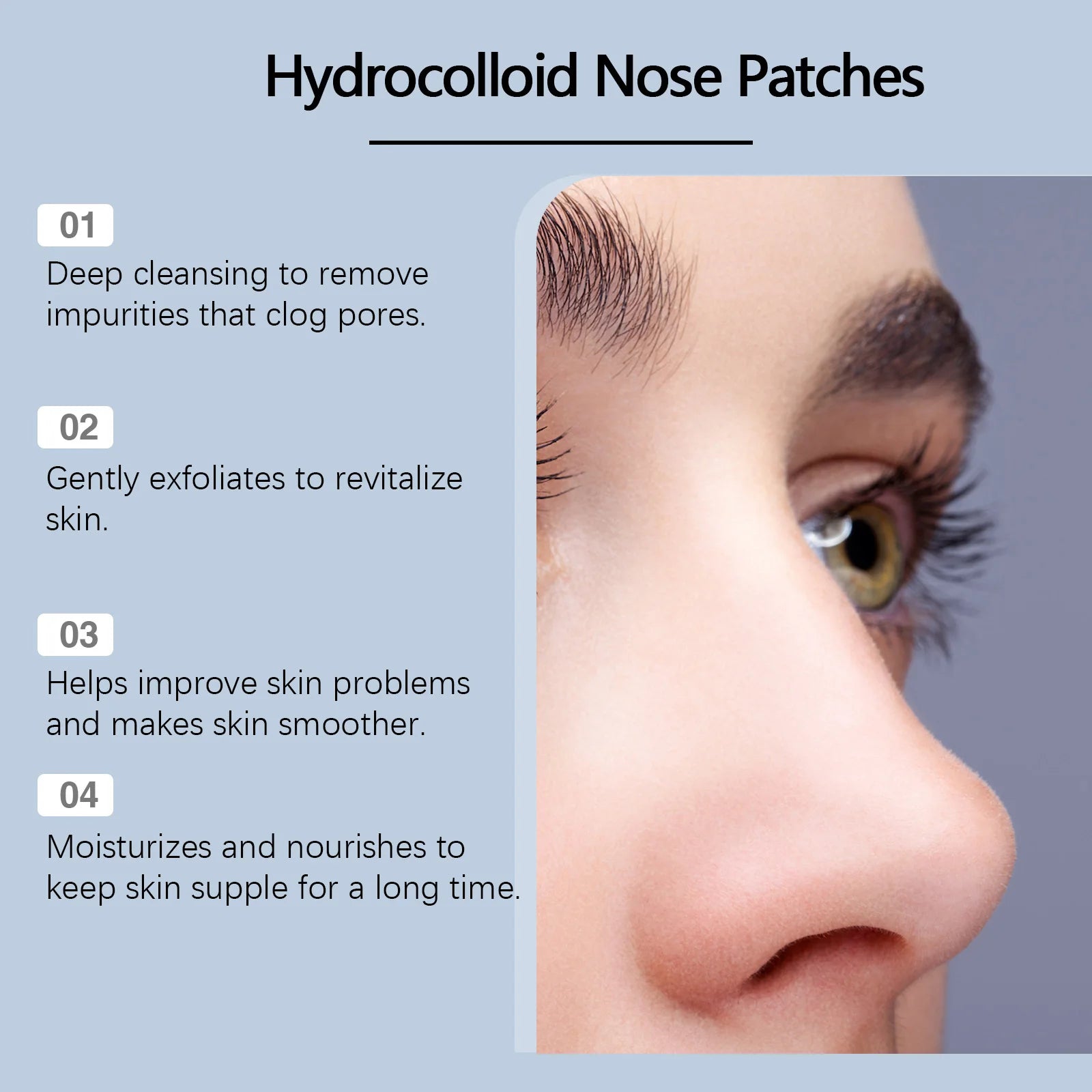 Salicylic Acid Nose Patch – Blackhead & Pore Cleanser Skincare Nose Patch Oasis Select