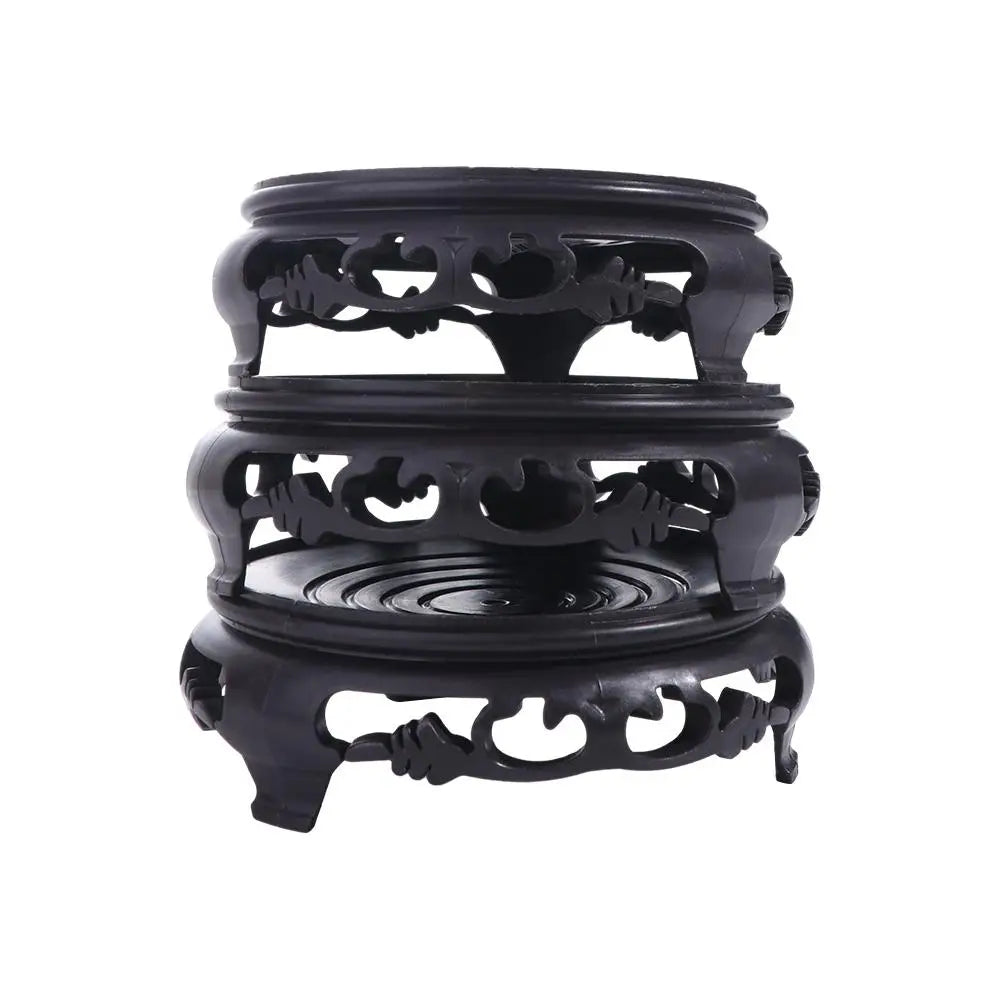 Round Antiqued Flowerpot Tray Base Mat – Thickened PP Flowerpot Tray Oasis Select