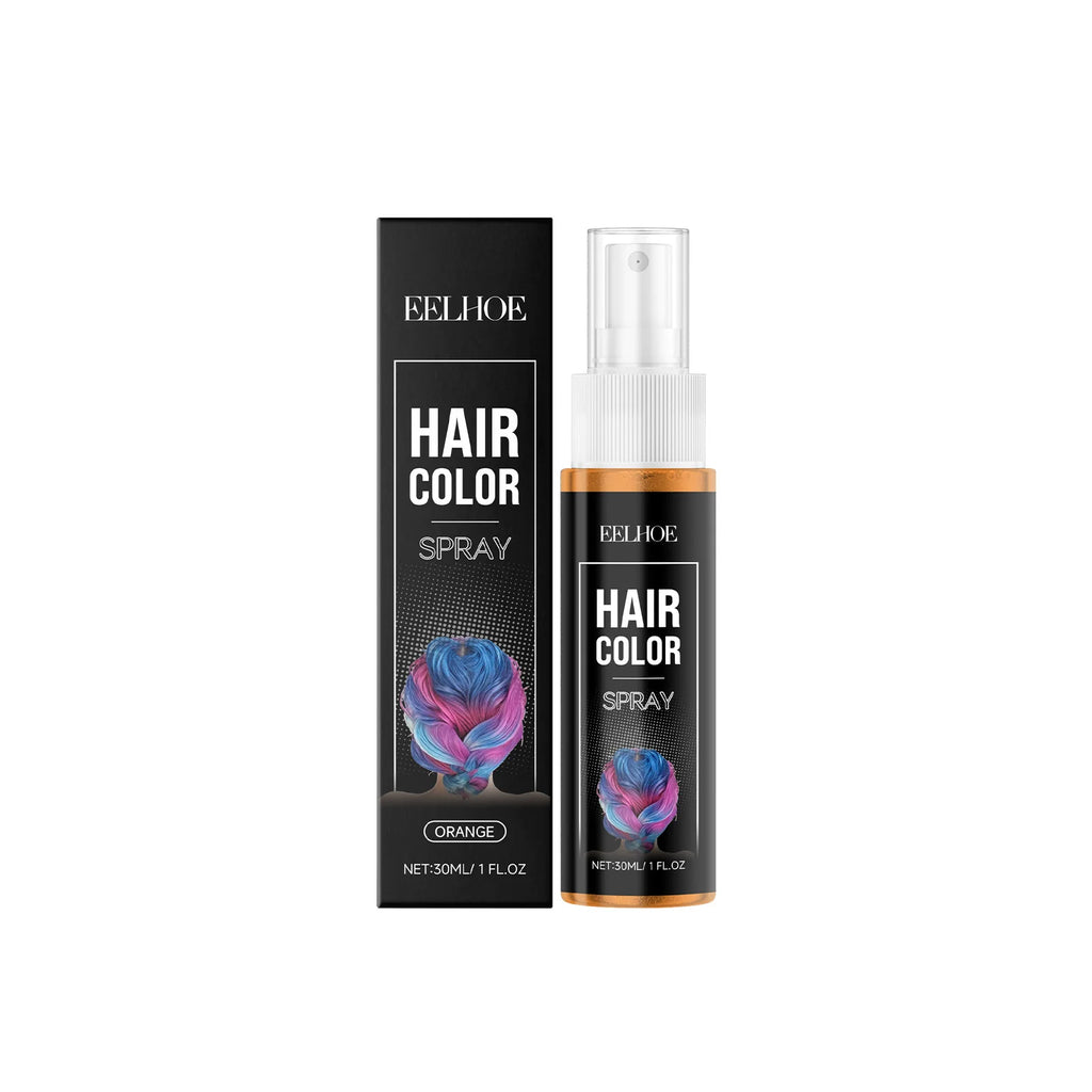 Hair Color Spray Temporary Hair Dye Purple Instant Color Washable Party Cosplay Hair Styling Root Touch Up Costume Wig 30ml Oasis Select Orange
