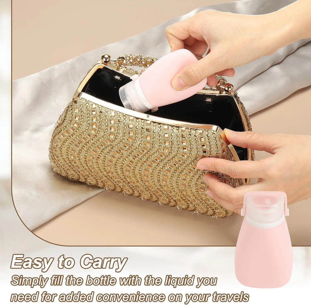 4 PCS Silicone Travel Bottles Leak Proof Collapsible Toiletry Shampoo Dispenser Reusable Portable Camping Oil Container 2026 Oasis Select