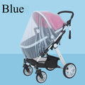 Mosquito Net For Baby Stroller Summer Pram Insect Shield Net Infants Pushchair Cart Safe Protection Mesh Pram Accessories Oasis Select Blue