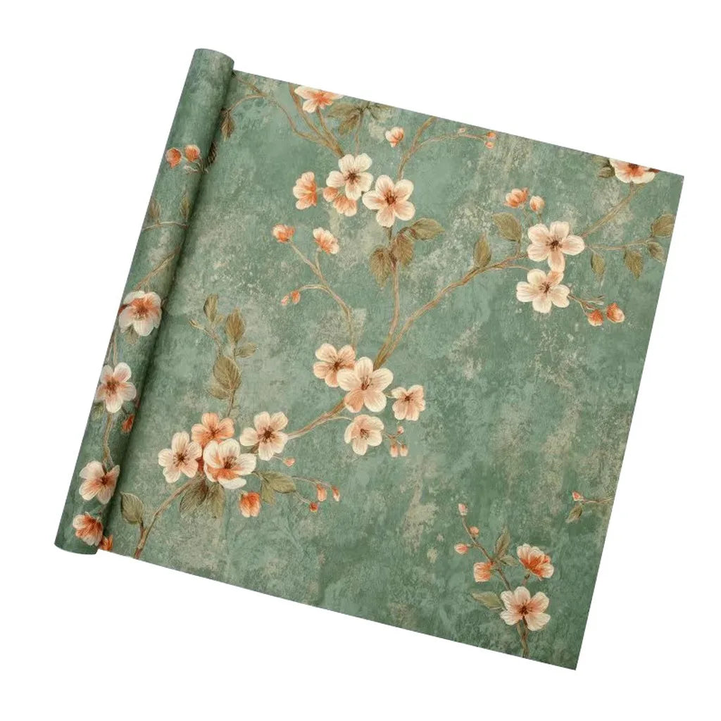 10piece 53cm Advanced Embossed Gilded Flower Paper Atmosphere Art Paper Bouquet Wrapping Floral Paper Gifts Flower 3D decor Shee Oasis Select Dark Green Orange Pi
