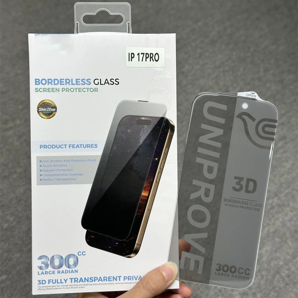 HD Tempered Glass Anti Spy Protective Film Privacy Screen Protectors For IPhone 17 Pro Max 15/13/14/16 Promax Films Oasis Select Anti-peep iPhone 14 Pro 2 pieces