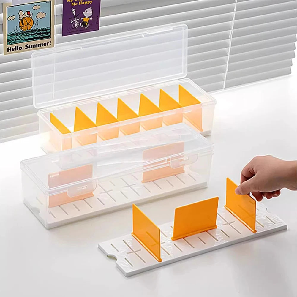 Card Storage Box with Dividers – Holds 550+ TCG Cards