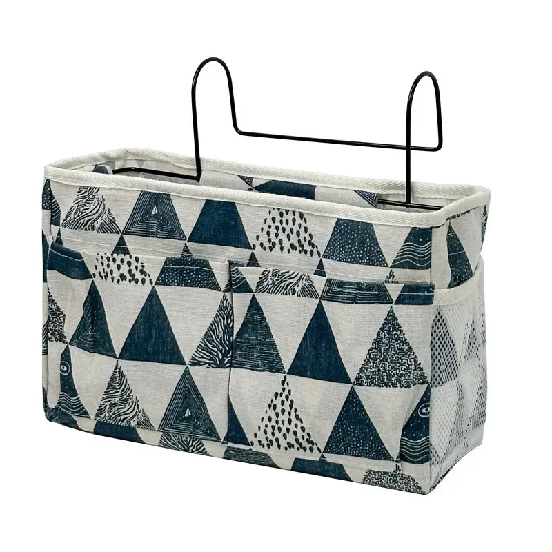 Large Capacity No Punch Bedside Hanging Basket Baby Diaper Practical Storage Fence Table Box and Bedside Organizer Bag Oasis Select